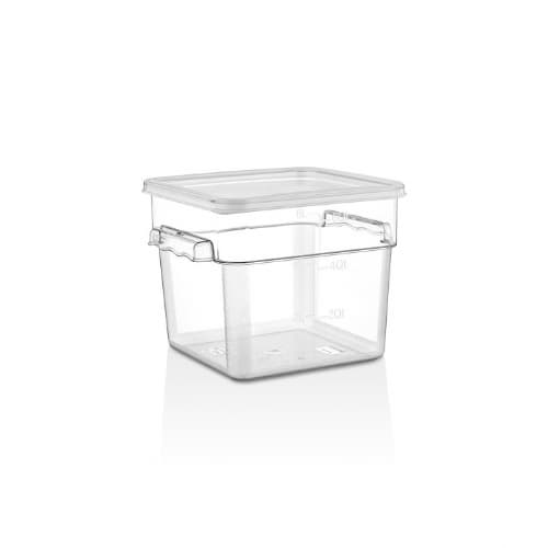 Контейнер для продуктів із полікарбонату 5,7 л (Кришка продається окремо) GSP--006 Gastro Plast PC Прозорий - зображення 1