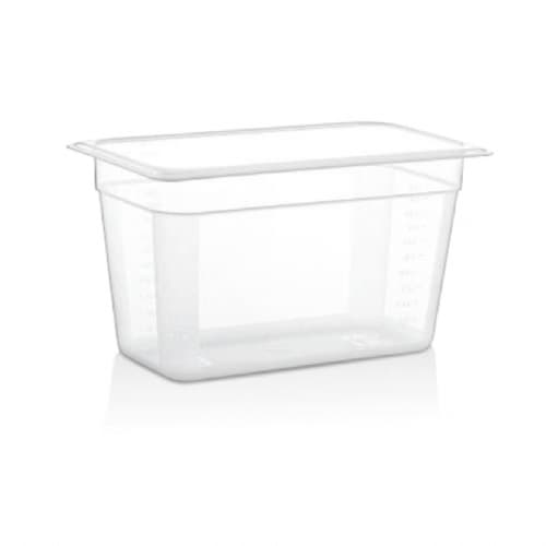 Гастроємність GN 1/3 200 мм із поліпропілену GNPP--0013200 Gastro Plast PP Прозорий - зображення 1