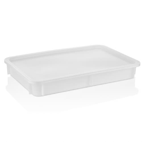 Контейнер для тіста для піци 600*400*75 мм (PP) GPH--0075 Gastro Plast PP Білий - зображення 1