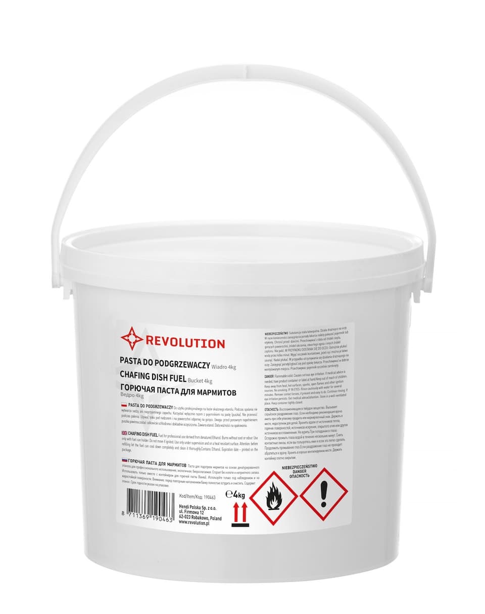 Горюча паста для підігріву Revolution - відро 4 кг 190463 - зображення 1