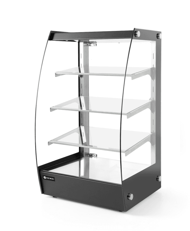 Нейтральна вітрина - самообслуговування, 415x390x(H)716 мм, 75 л 233092 Hendi Stainless steel;Hardened glass - зображення 1