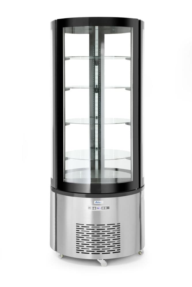 Вітрина холодильна кругла, 360 л, ø680x(H)1750 мм 233832 Hendi Double pane glass;Stainless steel - зображення 1