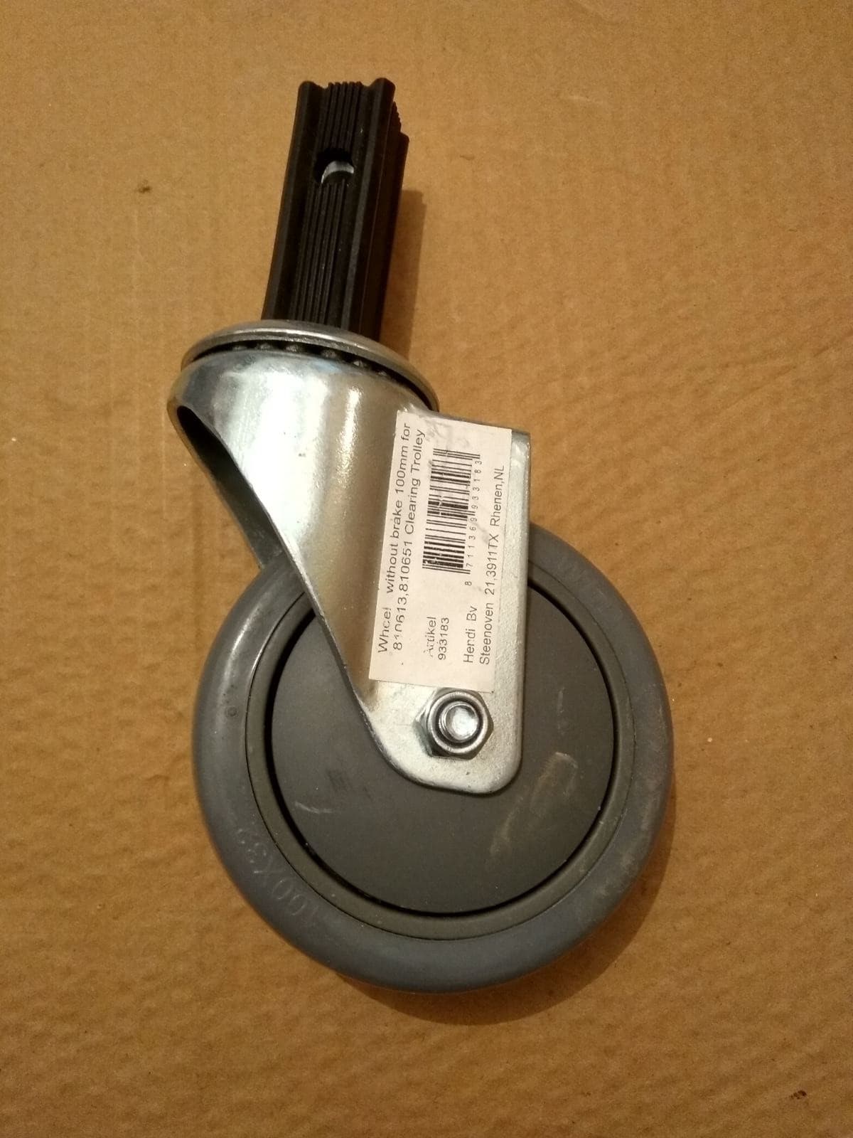 Колесо поворотне до візка 810613, 810651, 810606 933183 - зображення 1