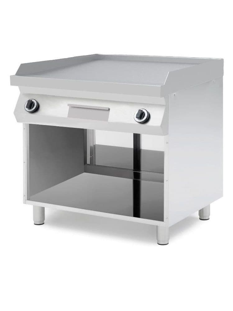 Плита-гриль, газова, гладка, на шафі, закритій з 3-х сторін 800x700x850 (h)Hendi 700 220207 Hendi Stainless steel - зображення 1