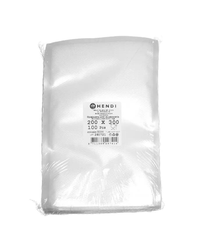 Пакети гофровані для упаковки 200х300 мм - набір 100 шт. 200 х 300 мм 297438 Hendi - зображення 1