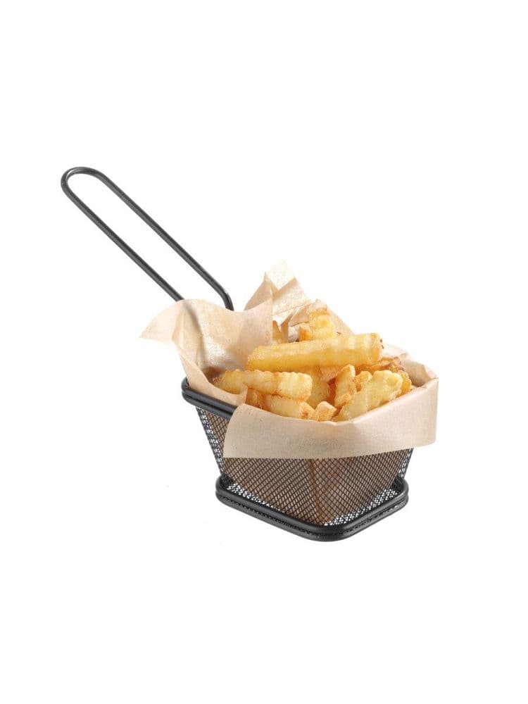 Кошик - мініатюра -нерж.сталь із чорним покриттям 105x90x(H)60 mm 425671 Hendi - зображення 1