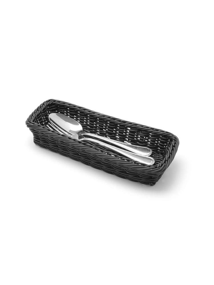 Кошик для столових приладів - чорний - 270x100x(H)45 mm 426098 Hendi PP (Polypropylene) - зображення 1