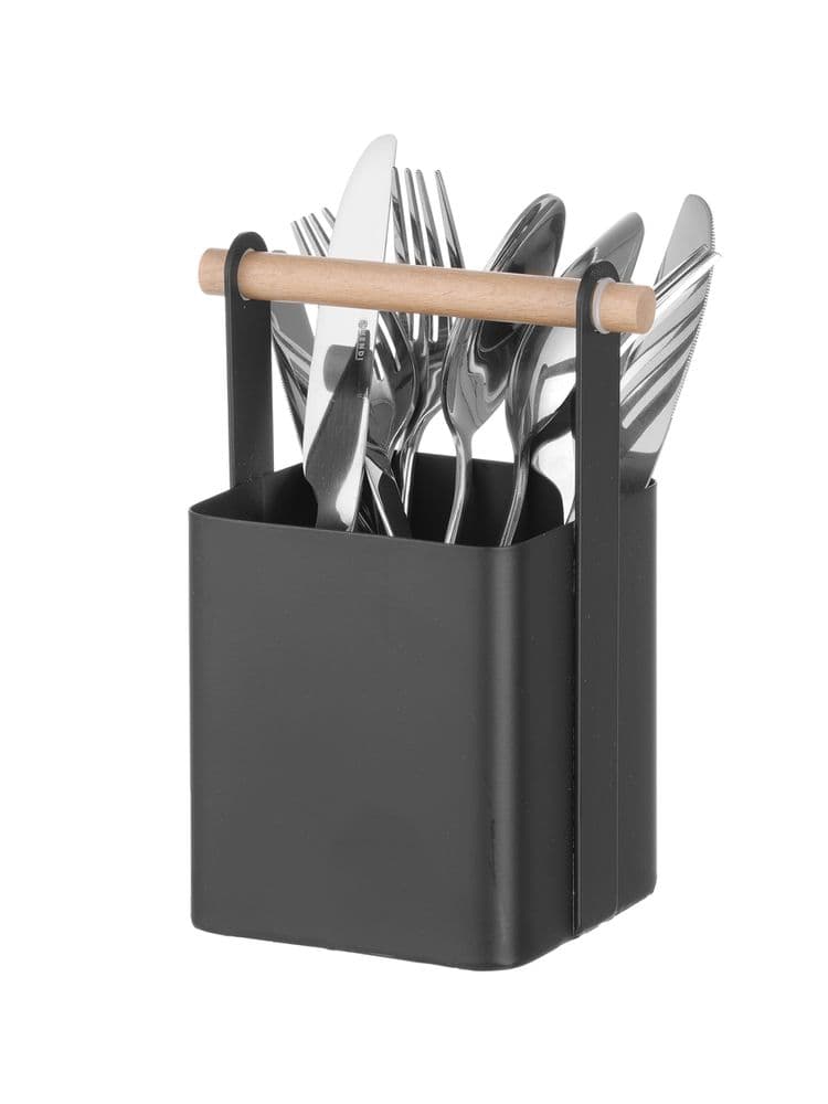 Органайзер столовий чорний - 140x105x(H)190 мм 427064 Hendi - зображення 1