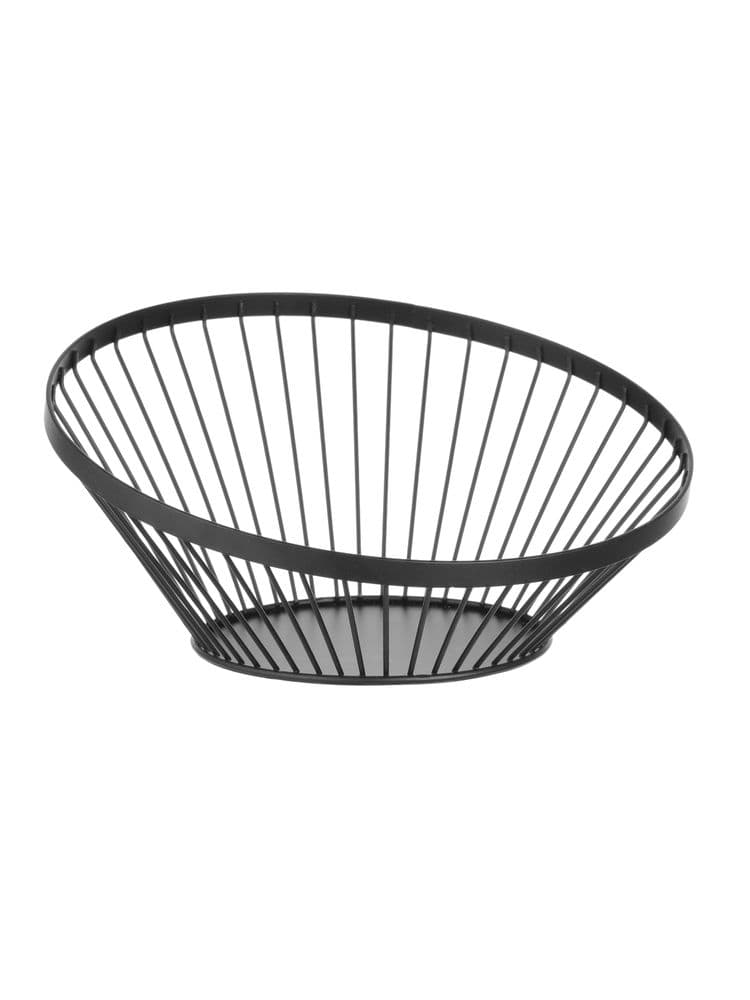 Кошик для фруктів чорний - ø280x(H)130 mm 427088 Hendi - зображення 1