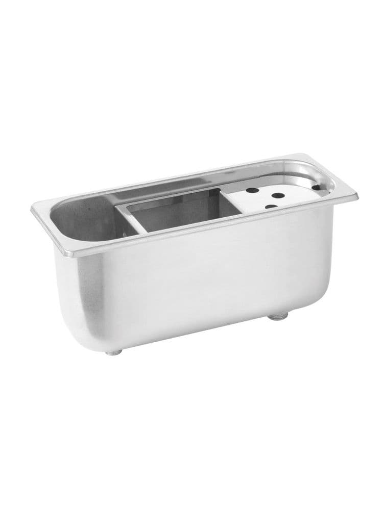 Мийка для порційних ложок для морозива Kitchen Line 270x111x0,7 mm 802007 Hendi - зображення 1