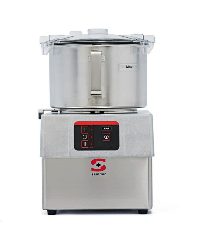 Різак К-52 з електронною панеллю, об"єм 5,5 л, 2 швидкості, однофазний 1050832 Hendi Cast Aluminium - зображення 1