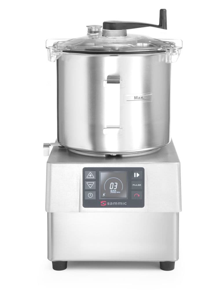 Різак - емульгатор КЕ-8В з електронною графічною панеллю, об"єм 8 л, 10 швидкостей 1050853 Hendi Cast Aluminium - зображення 1