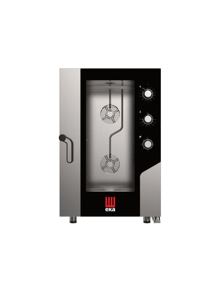 Конвектомат - Піч конвекційна парова Millenial Smart Gastro для гастрономії електричний, з електромеханічним управлінням 11x GN 1/1 MKF1111S Hendi Double pane glass;18/0 Stainless steel - зображення 1