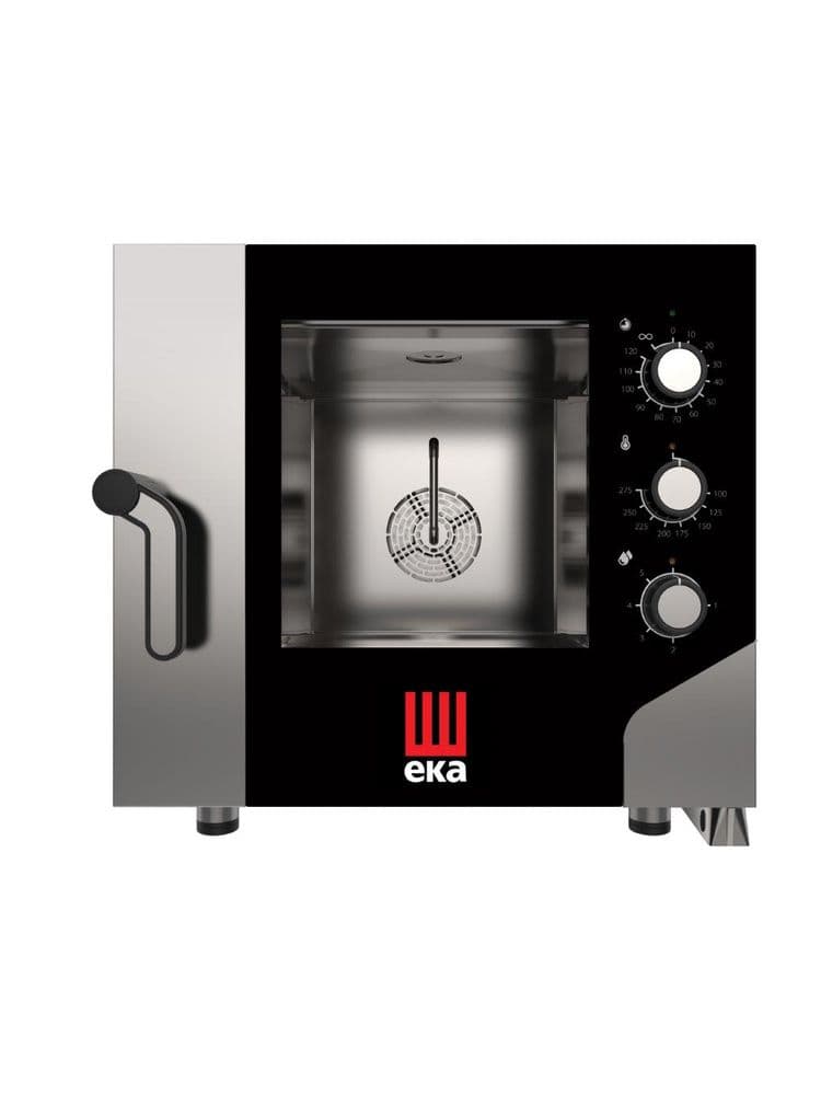 Конвектомат - Піч конвекційна парова Millenial, SmartGastro для гастрономії, електрична, з електромеханічним управлінням 5xGN 1/1 MKF511S Hendi Double pane glass;18/0 Stainless steel - зображення 1