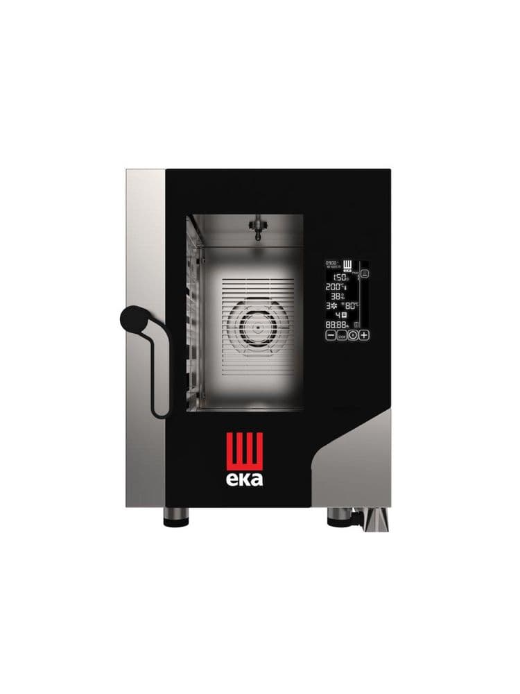 Конвектомат - Піч конвекційна парова Millenial чорна Mask Gastro Compact 6x GN 2/3, електрична, з електронним управлінням MKF623CBM Hendi Double pane glass;18/0 Stainless steel - зображення 1