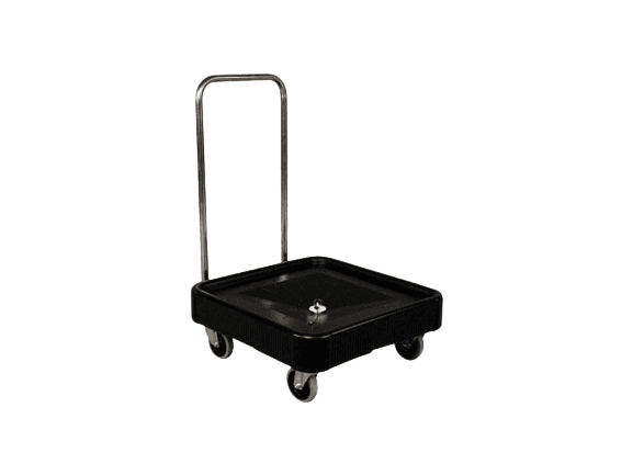 Візок для кошиків посудом. маш. з ручкою BTA--0002 Gastro Plast PE Чорний - зображення 1