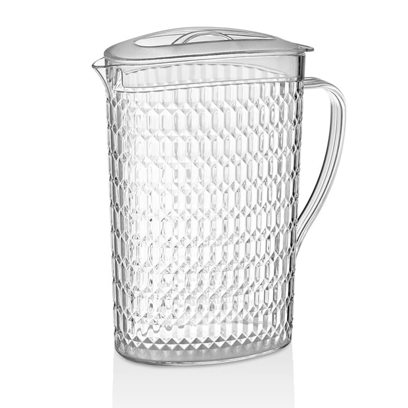 Графін з полікарбонату, 2,2 л (алмазний) GSRH--0001 Gastro Plast PC Прозорий - зображення 1