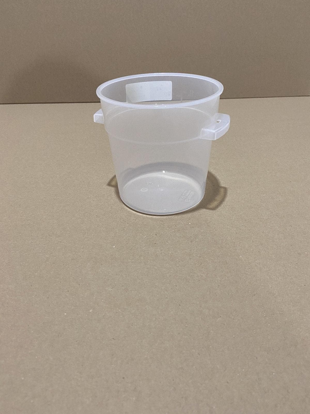 Круглий контейнер для зберігання продуктів 0,95 л. з поліпропілену (Кришка продається окремо) GRPP--001 Gastro Plast PP Прозорий - зображення 1