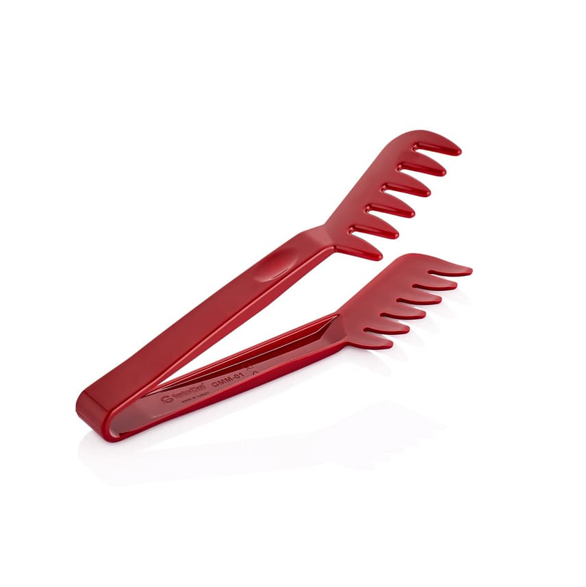 Щипці для спагетті з полікарбонату, 220 мм червоні GMM--0001R Gastro Plast PC Червоний - зображення 1