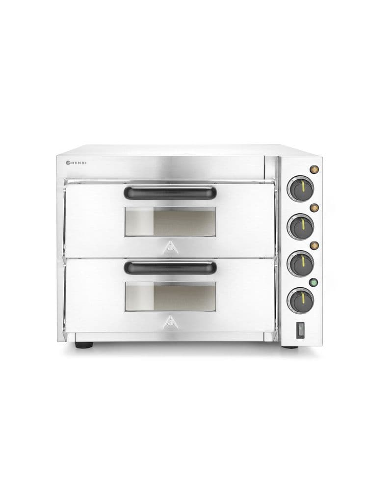 Піч для піци 2-х рівнева, 3000 Вт 220283 Hendi 18/0 Stainless steel - зображення 1