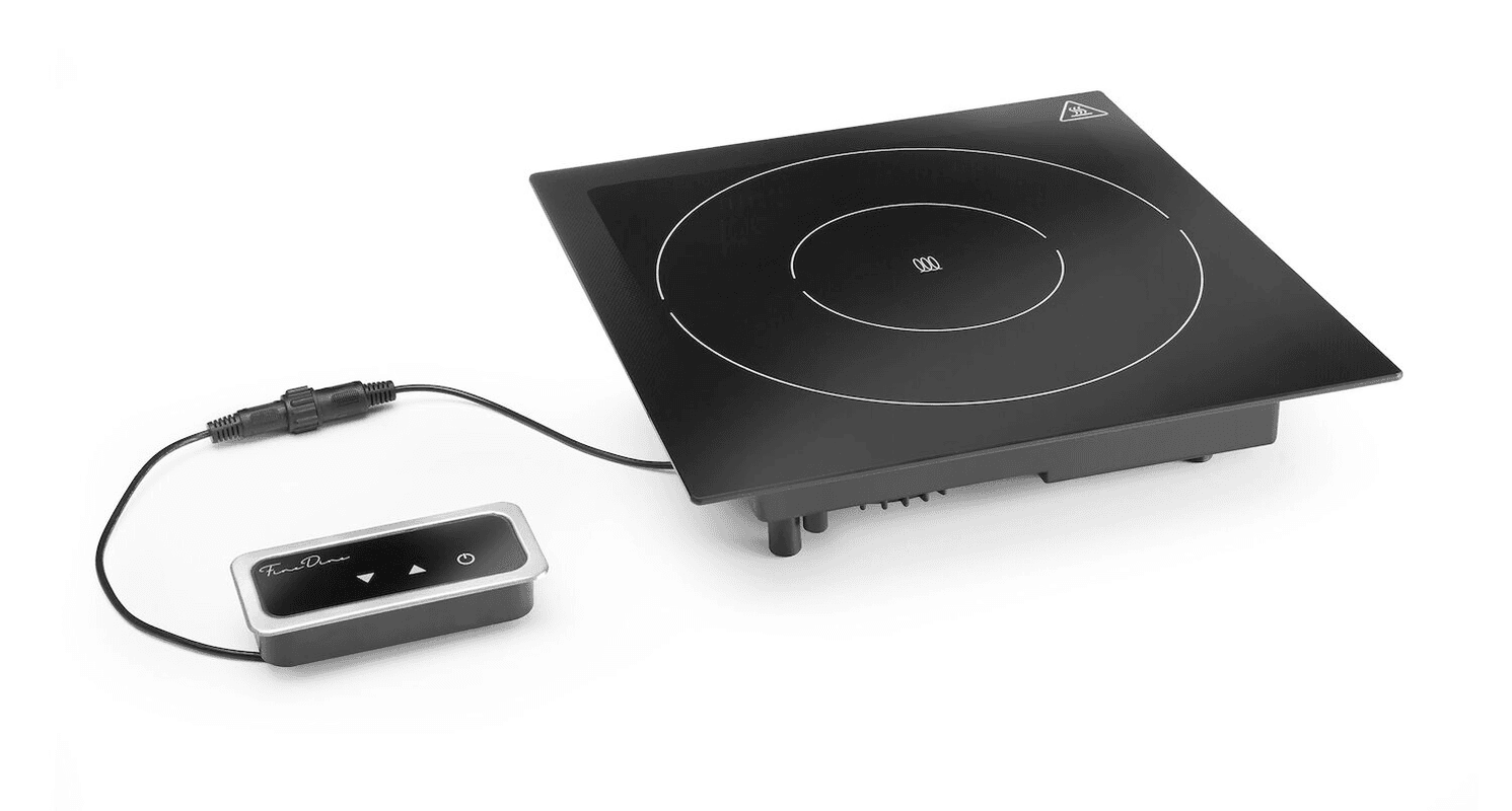 Плита індукційна, 1000 В, Fine Dine, 230V/1000W, 350x397x(H)85mm 239551 - зображення 1