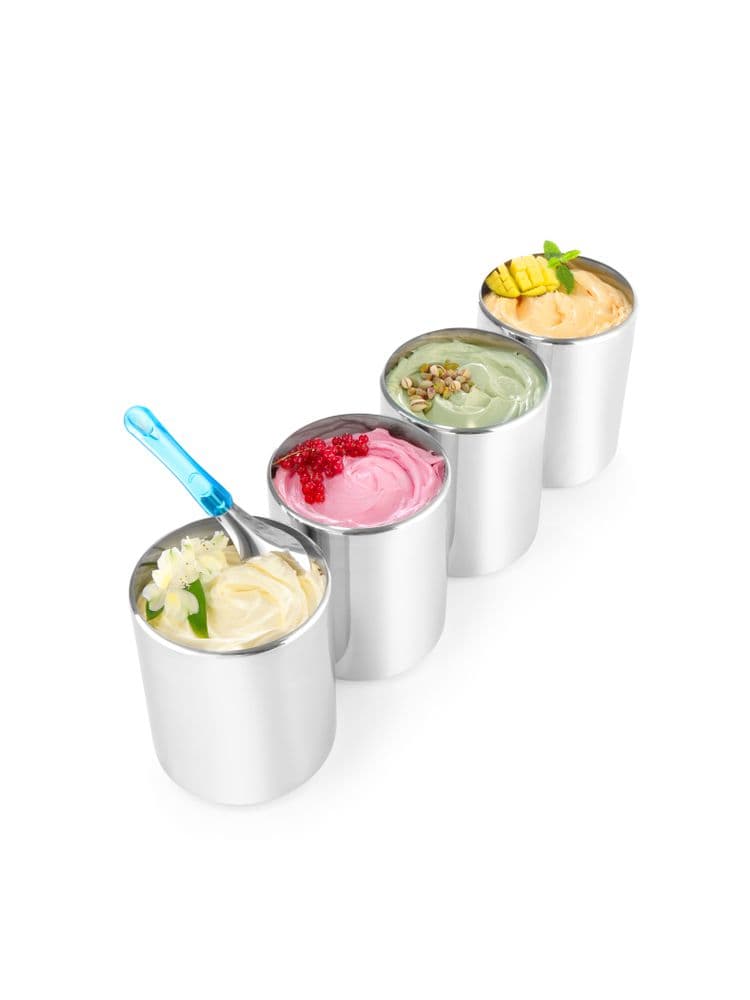 Кювета для морозива кругла 807002 Hendi Stainless steel - зображення 1