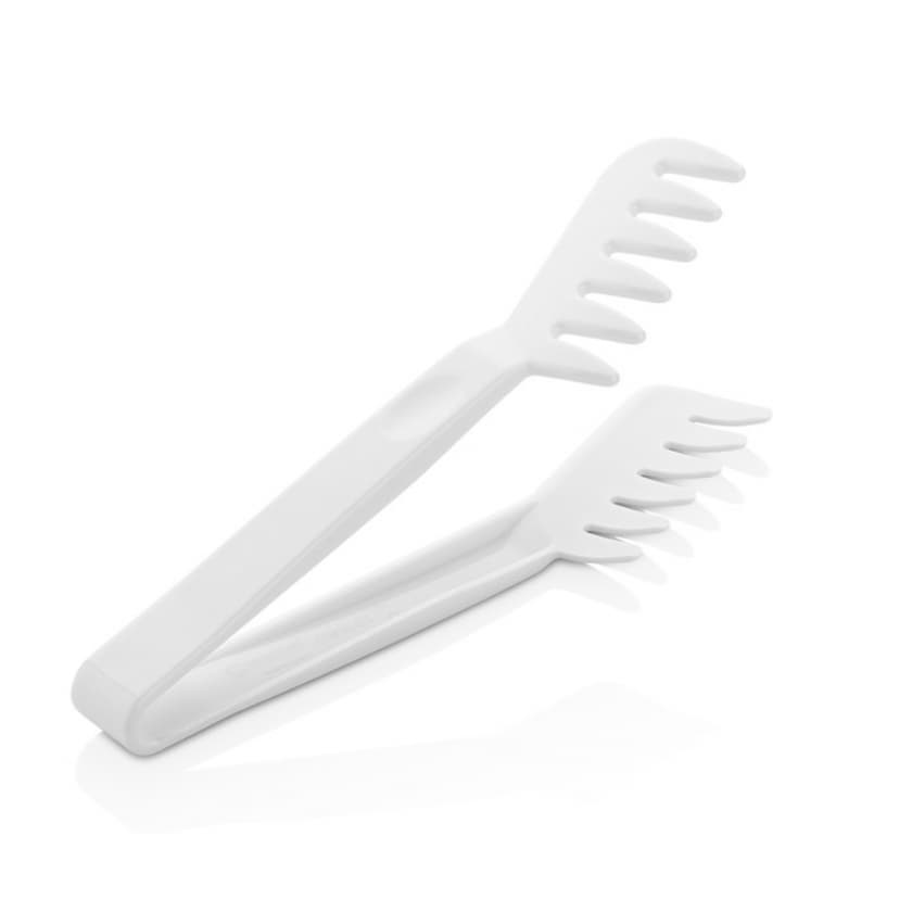Щипці для спагетті із полікарбонату, 220 мм білі GMM--0001W Gastro Plast PC Білий - зображення 1