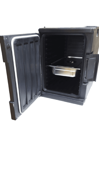 Термоконтейнер 600 TCB--00600 Gastro Plast PE Чорний - зображення 1