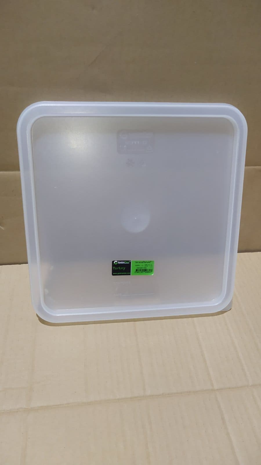 Кришка для контейнера для продуктів з поліпропілену , 11,4 л / 17,2 л / 20,8 (прозора) GSPPL--0012 Gastro Plast PP Прозорий - зображення 1