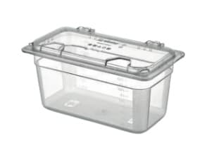 Відкидна кришка для GNPC 1/3 суцільна GNPLM--0013 Gastro Plast PC Прозорий - зображення 1
