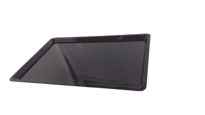 Піднос 420х270 чорний, сумісний з GF--0017, без кришки GFT--0017BL Gastro Plast PC Чорний - зображення 1