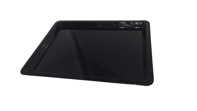Піднос 260х210 чорний, сумісний з GF--0016BL, без кришки GFT--0016BL Gastro Plast PC Чорний - зображення 1