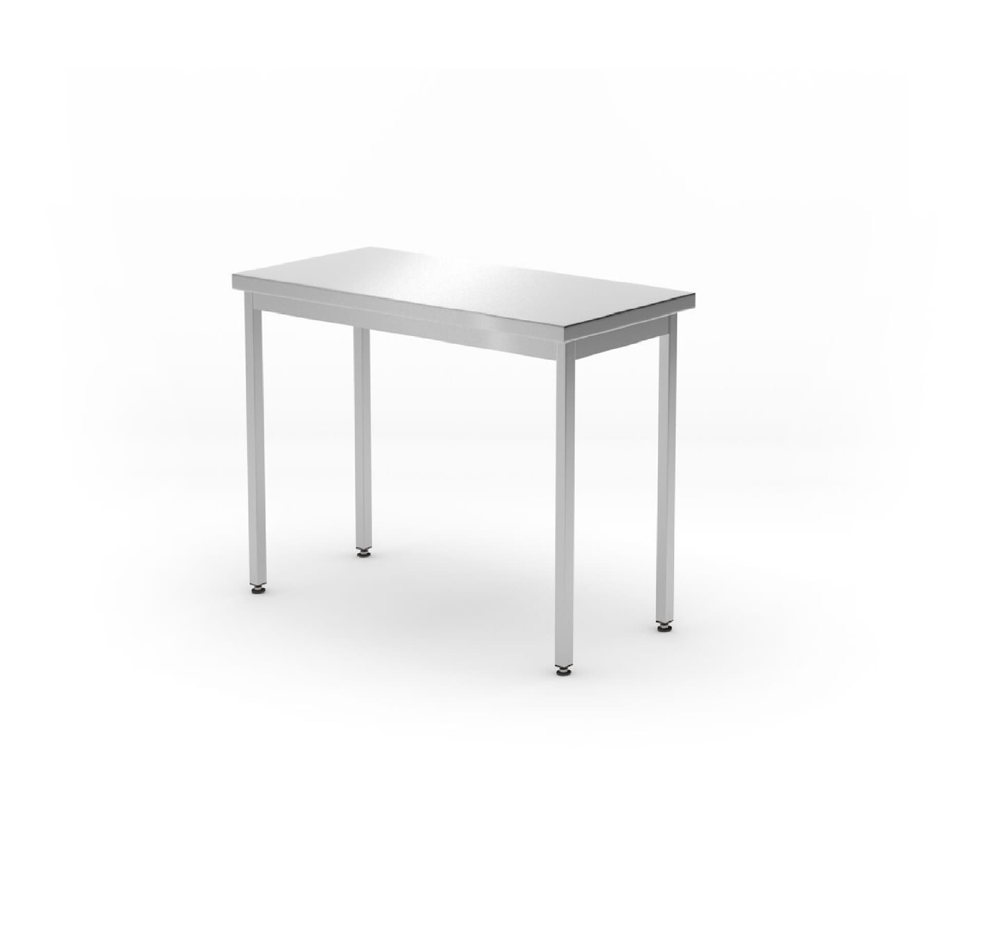 Робочий стіл Budget Line без полиці – гвинтовий, глибина: 600 мм, HENDI, Budget Line, 800x600x(H)850mm 817063 Hendi - зображення 1