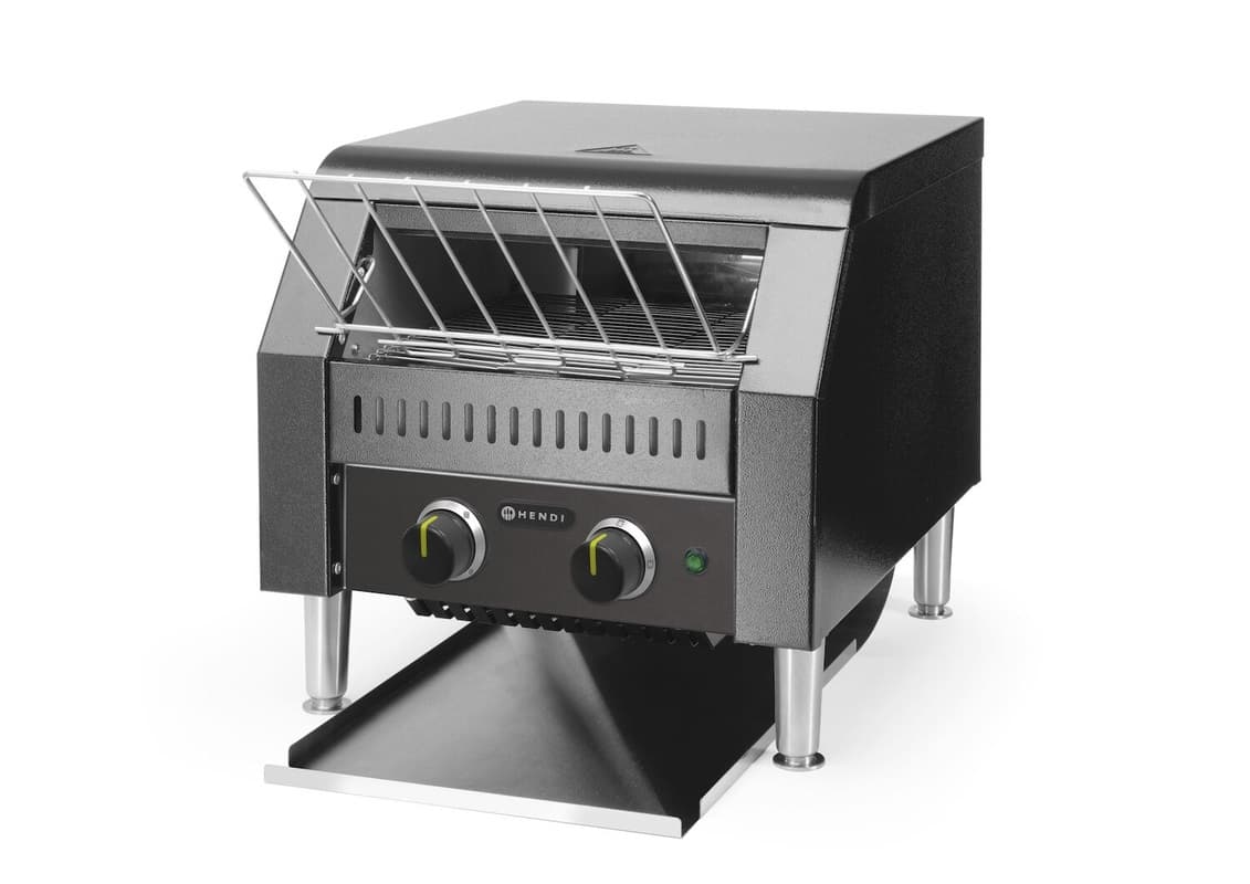Тостер конвеєрний, HENDI, чорний, 230V/2240W, 418x368x(H)387mm 261354 Hendi Stainless steel - зображення 1