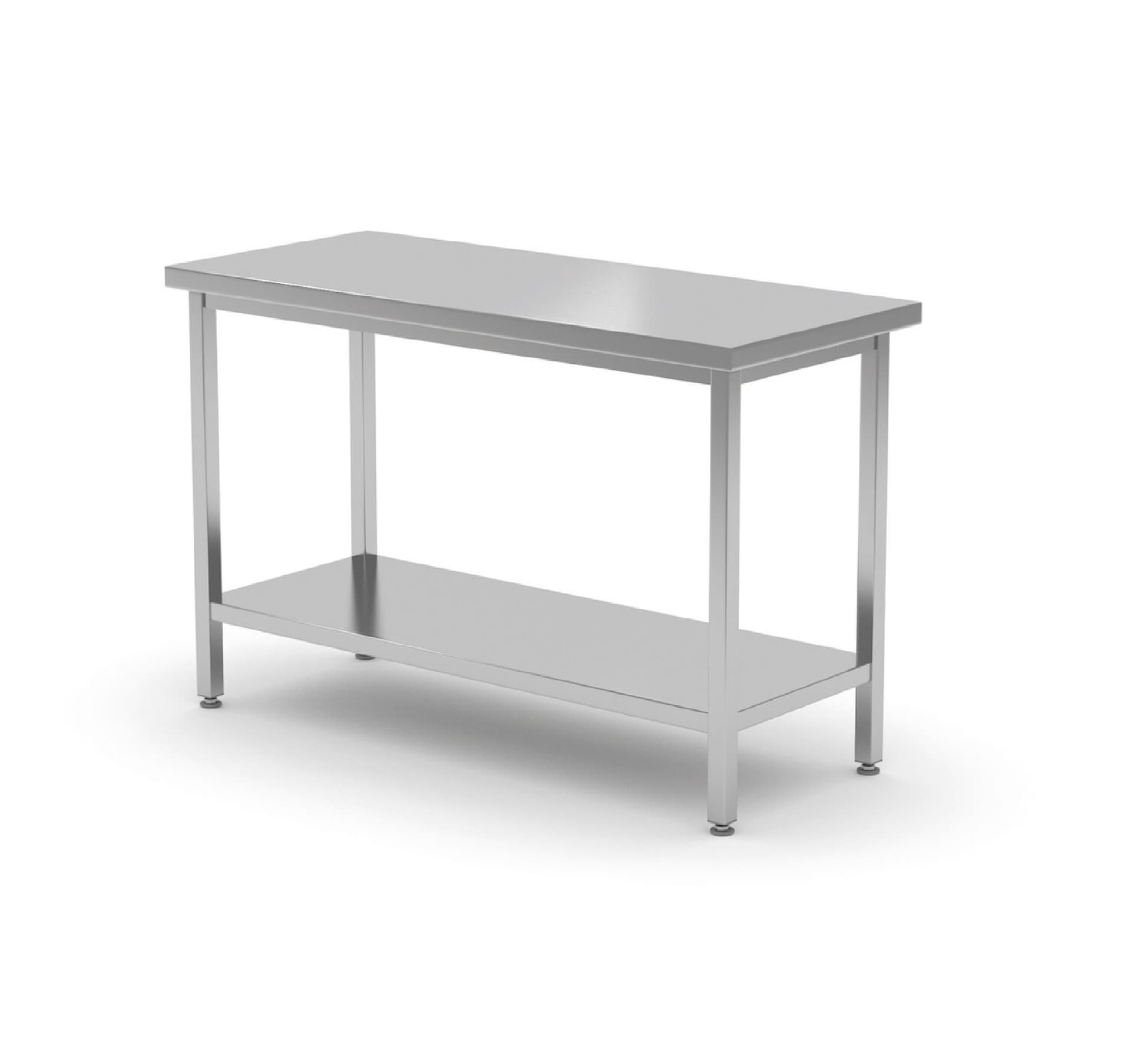 Стіл центральний з полицею – на болтах, глибина 600 мм, HENDI, Kitchen Line, 800x600x(H)850mm 816189 Hendi - зображення 1