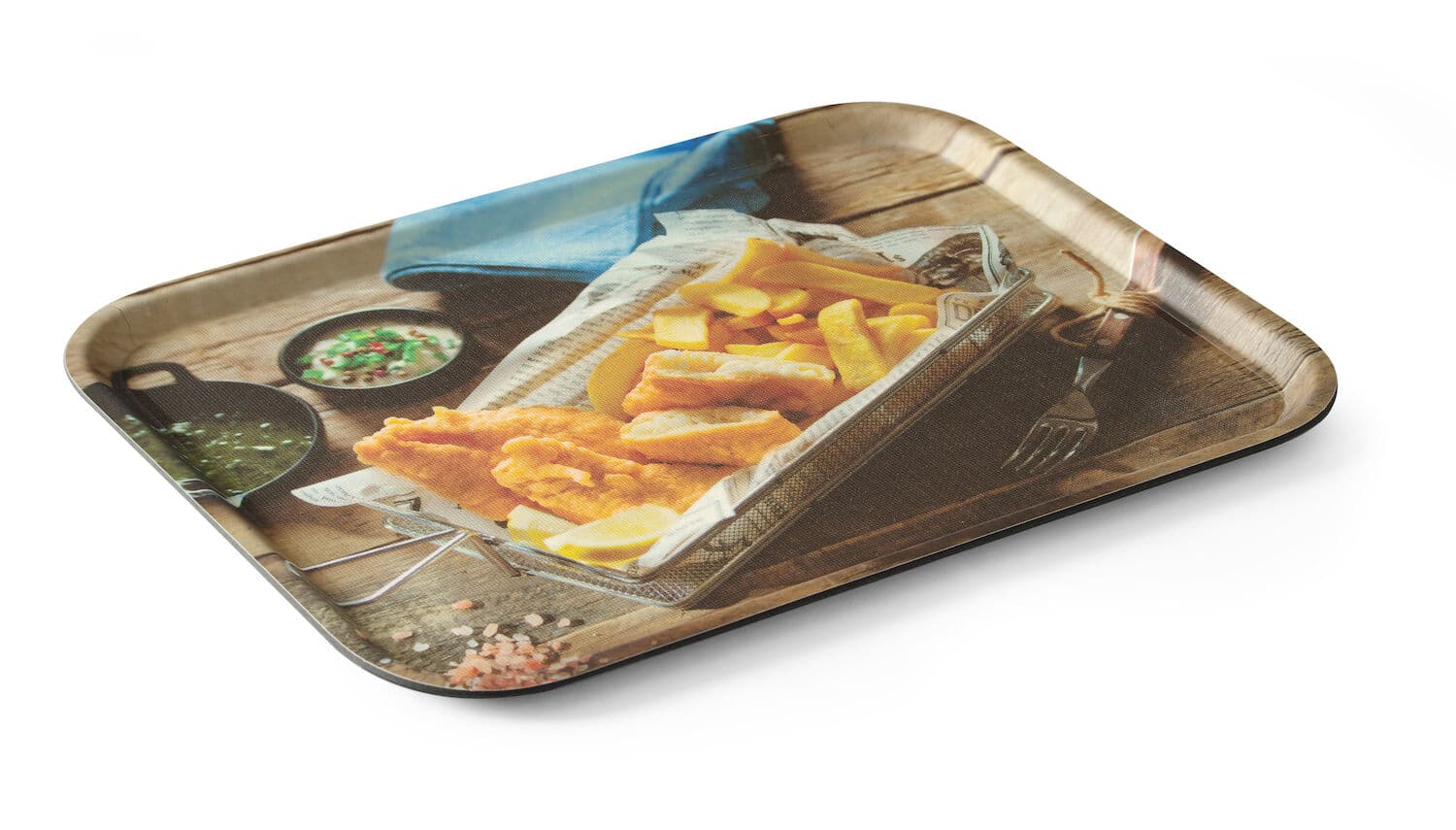 Піднос нековзкий, принт, HENDI, принт картопля, 330x430 мм 508022 Hendi Melamine - зображення 1