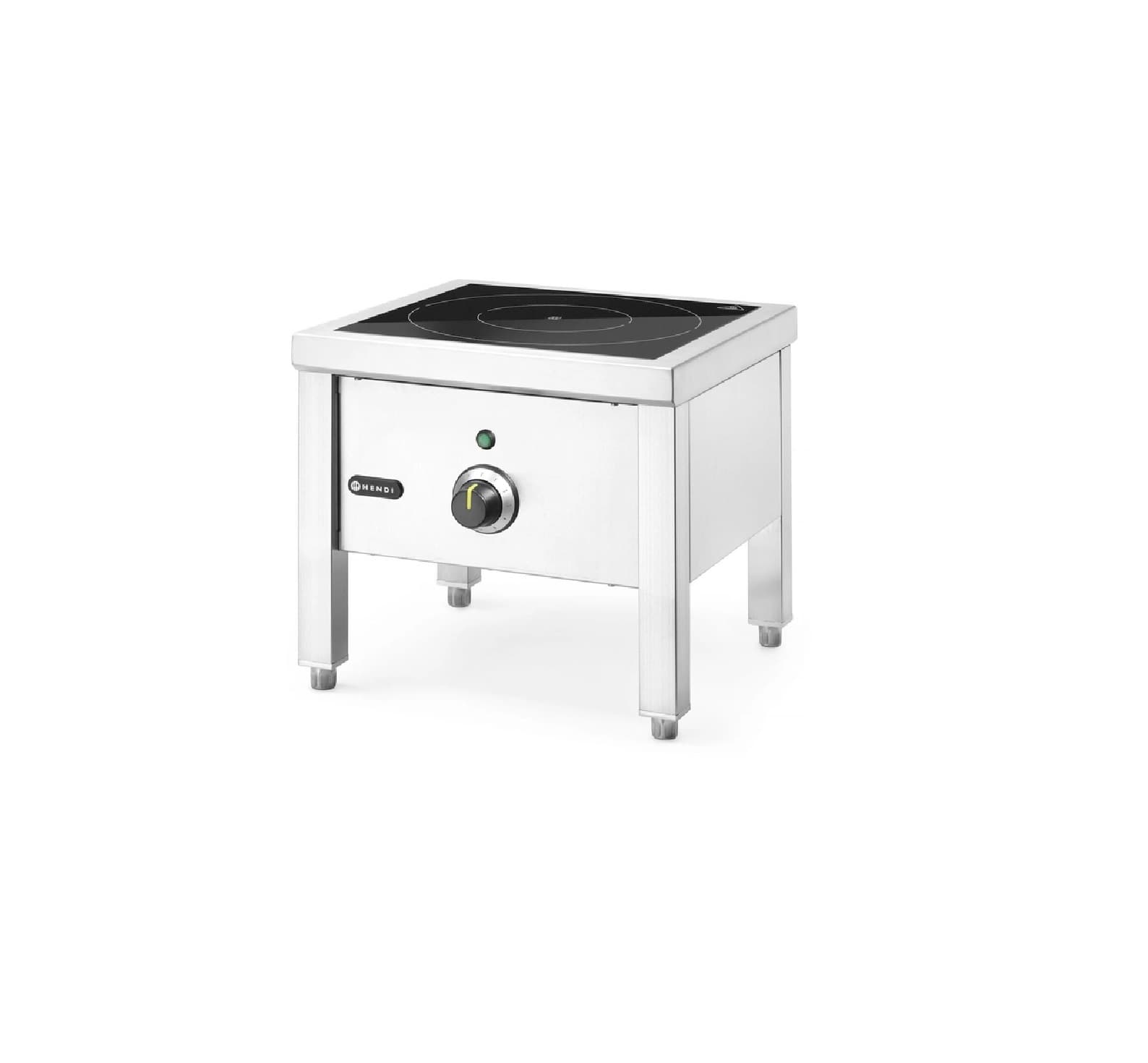 Індукційна плита високої потужності, HENDI,400В/5000Вт, 422х400х(В)366мм 237670 Hendi 18/8 Stainless steel - зображення 1