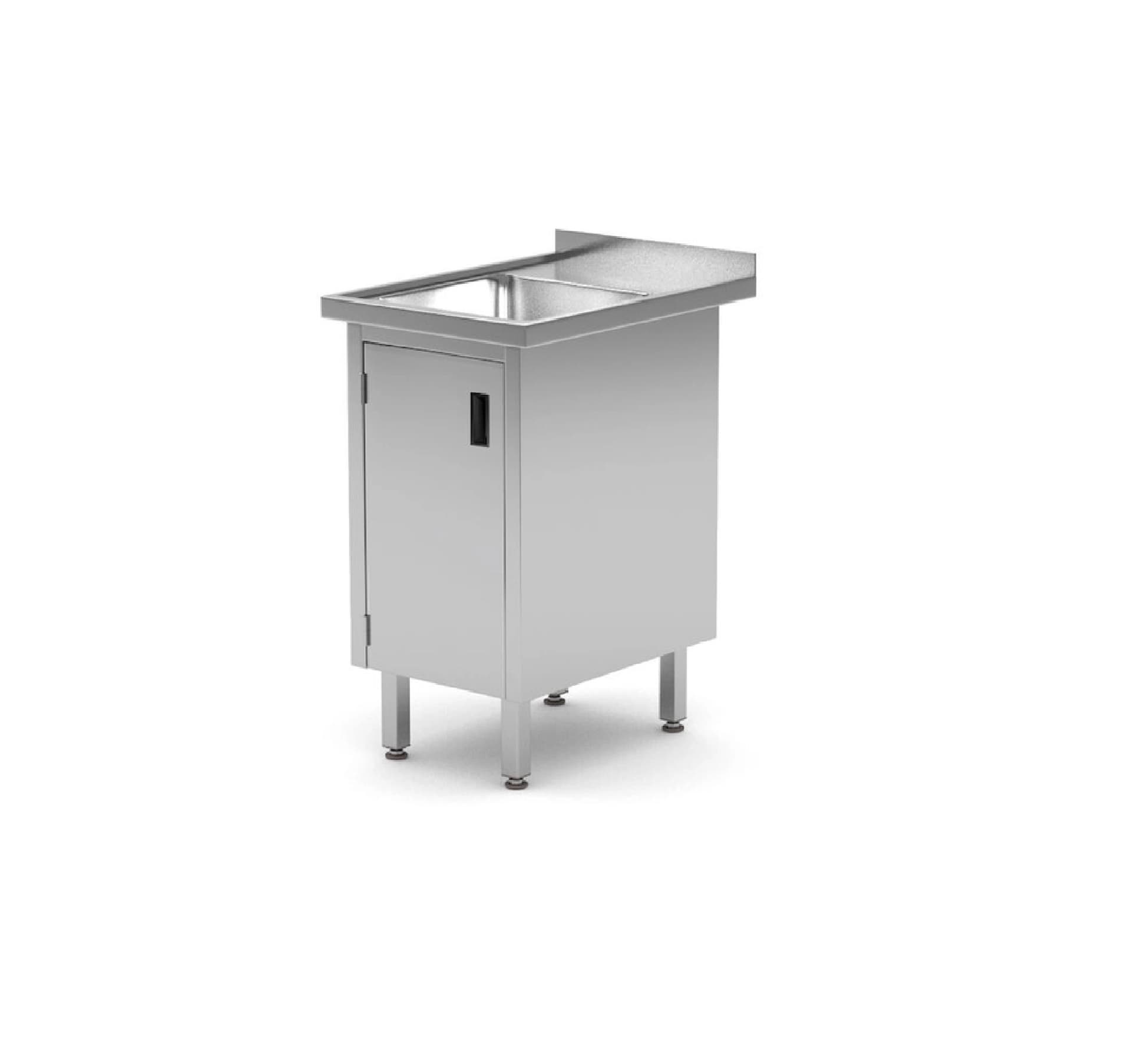 Стіл з раковиною і шафою 500x700x(H)850 813539 Hendi - зображення 1