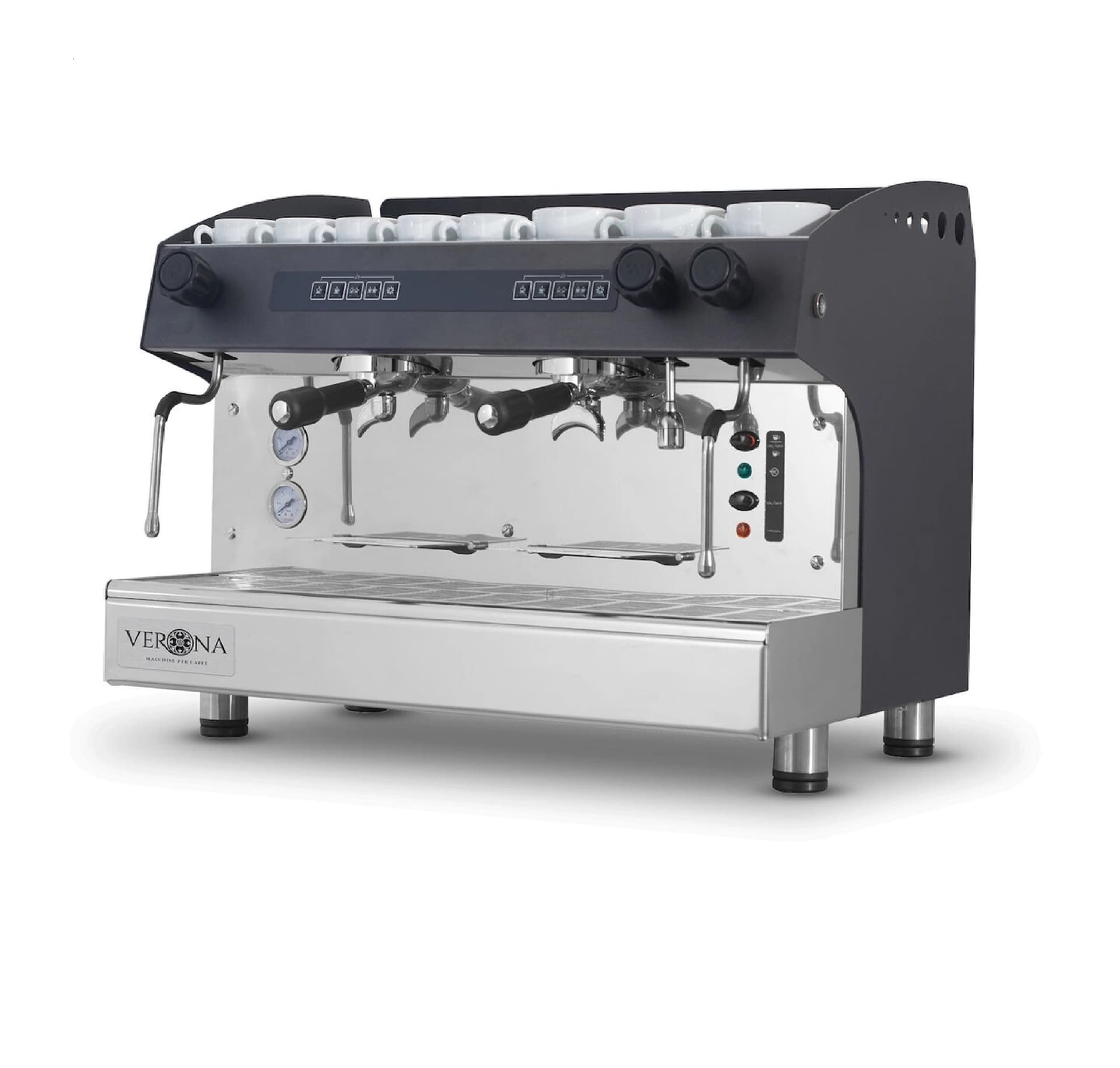 Кавомашина еспресо Verona Julia, 2 групи, автоматична 665x563x (H) 530 207581 Hendi - зображення 1