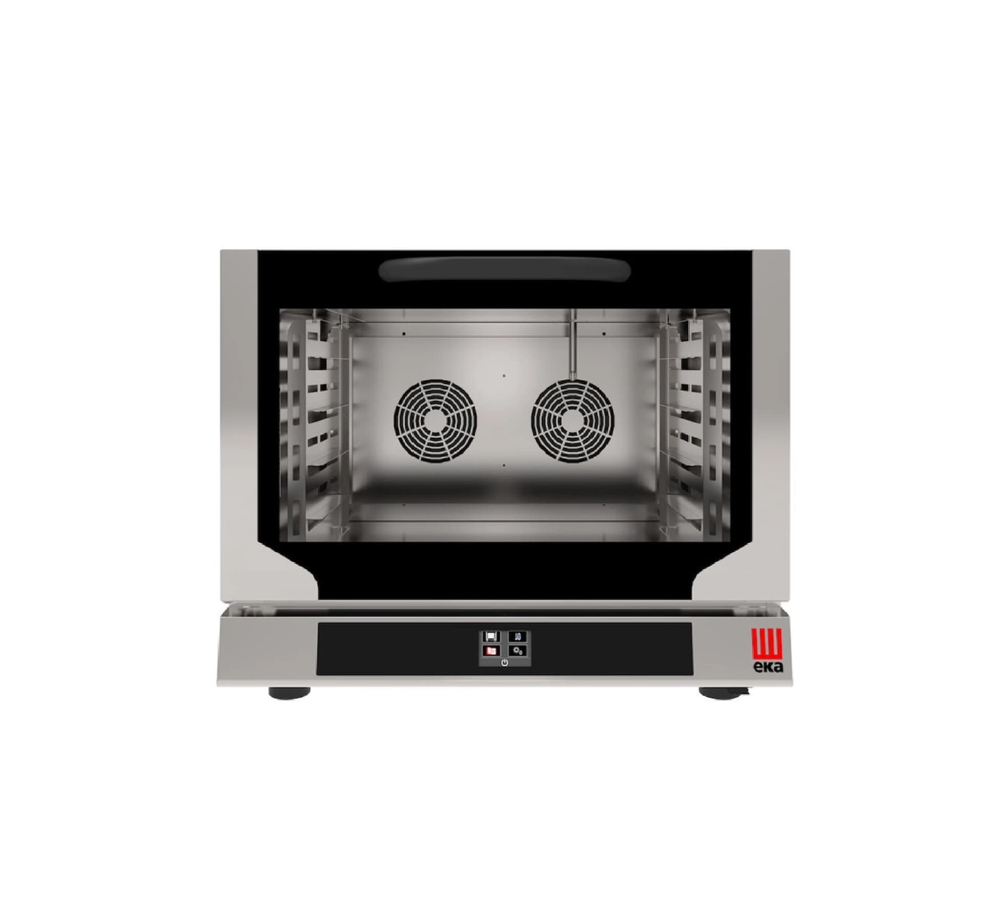 Конвектомат 4x 600x400, електрична, з сенсорною панеллю управління, Tecnoeka, 400В/6400Вт, 783х755х(В)634мм EKF464NTUD Hendi Stal nierdzewna 18/10 - зображення 1
