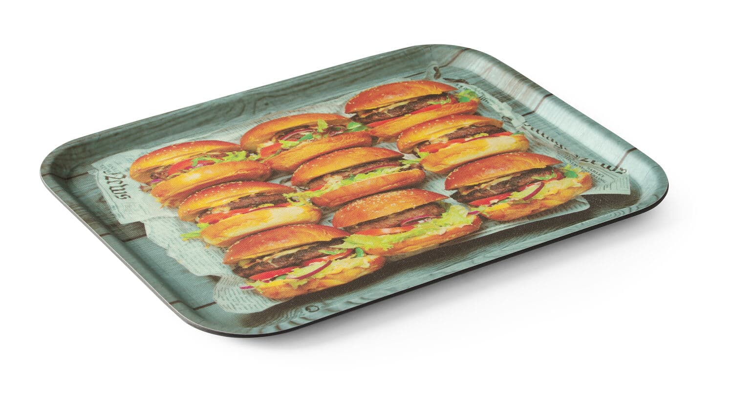 Піднос нековзкий, принт, HENDI, бургер, 330x430 мм 508008 Hendi - зображення 1