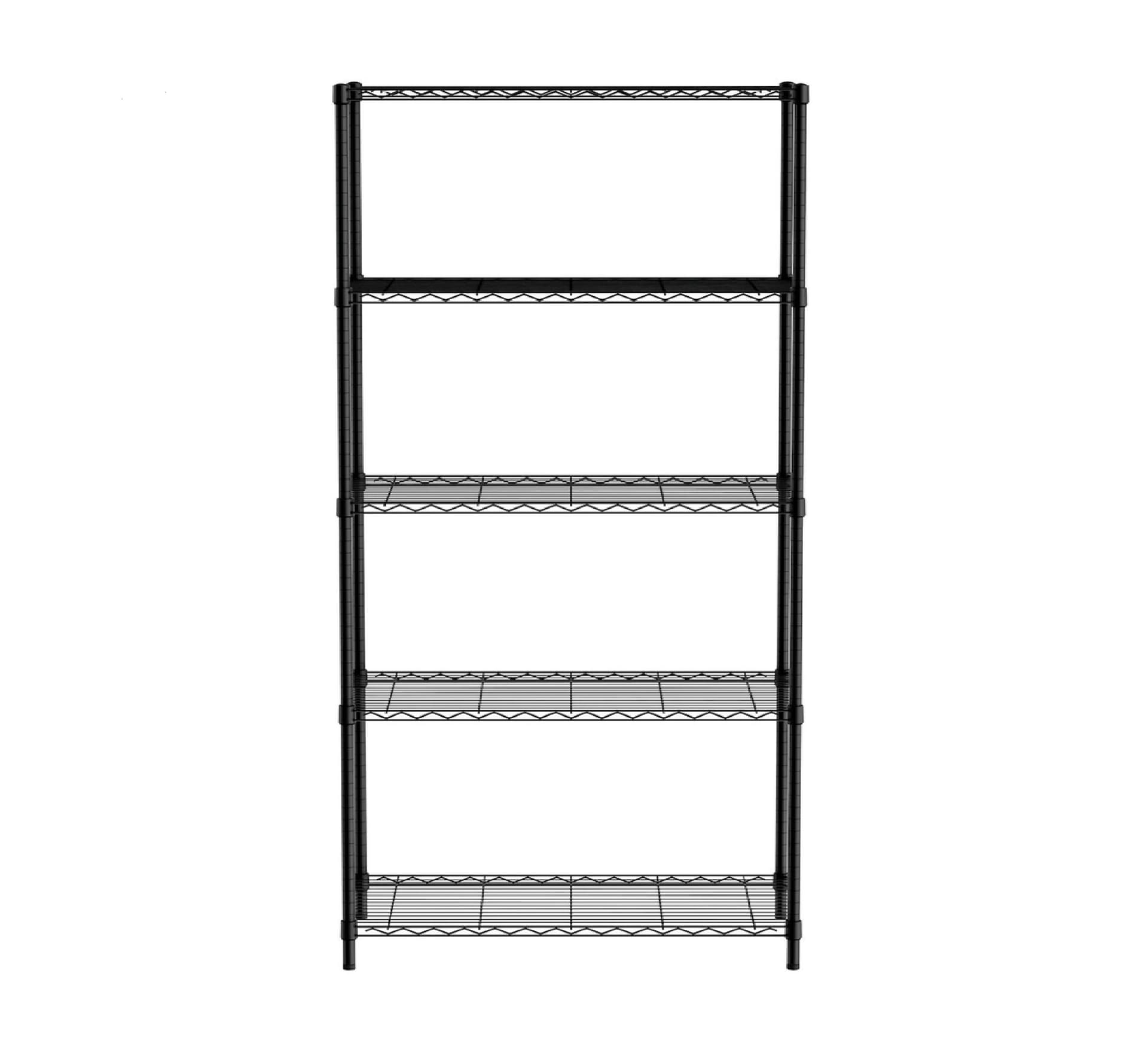 Стелаж складський - 5 полиць 910x455x(H)1830 812990 Hendi Chrome-plated - зображення 1