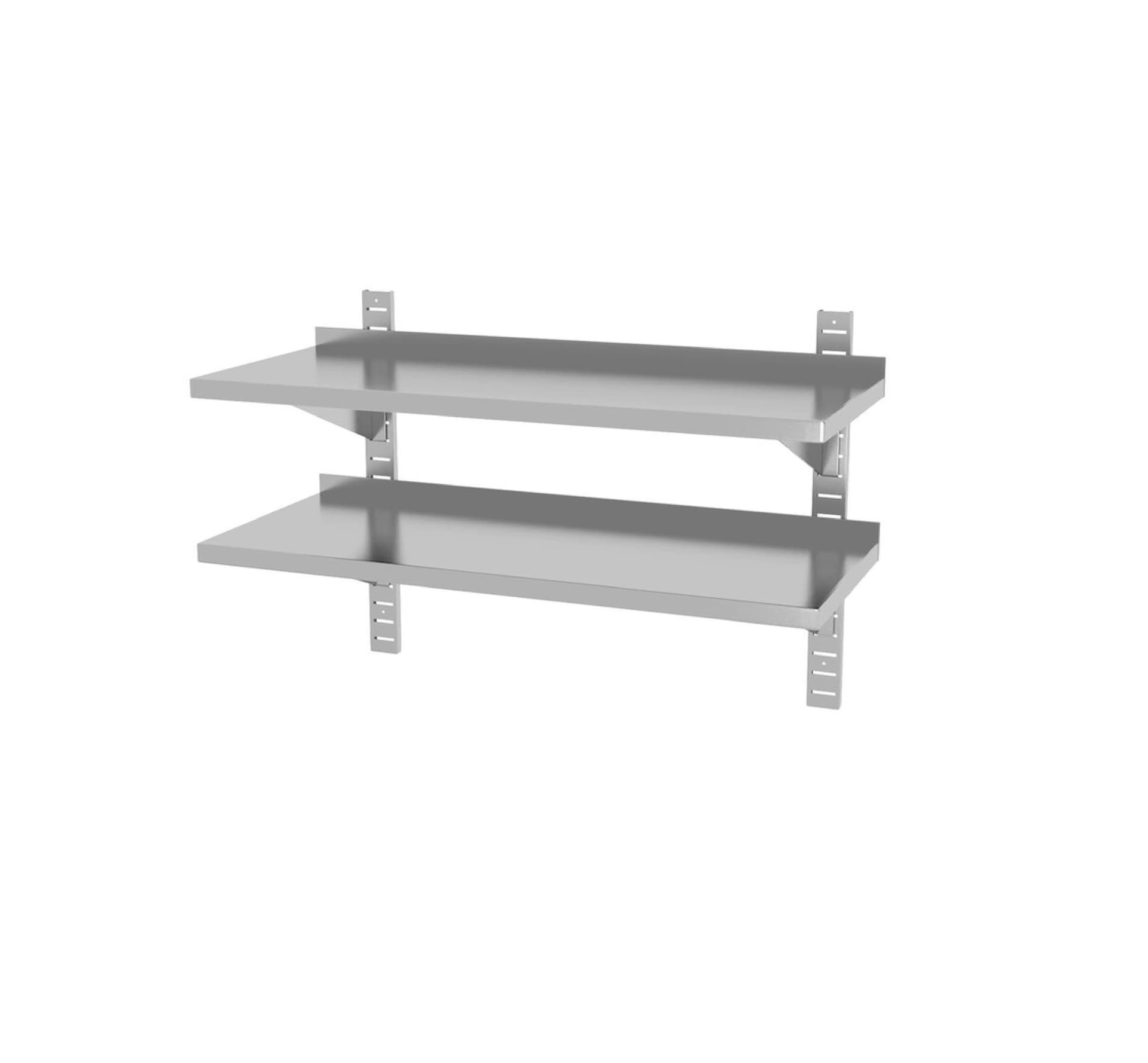 Полиця настінна з регулюванням 1000x400x (H) 600 816592 Hendi Stainless steel - зображення 1