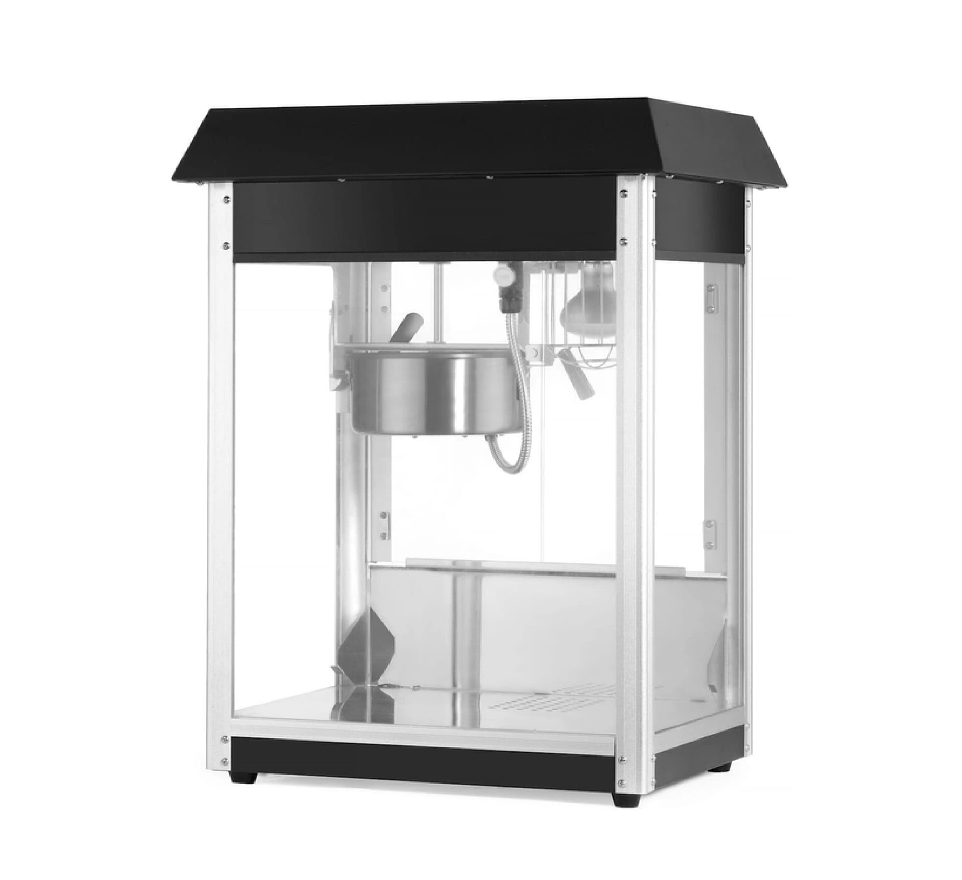 Апарат для приготування попкорну, HENDI, чорний, 230V/1500W, 560x420x(H)770mm 282762 Hendi Aluminium;Stal nierdzewna;Hartowany - зображення 1