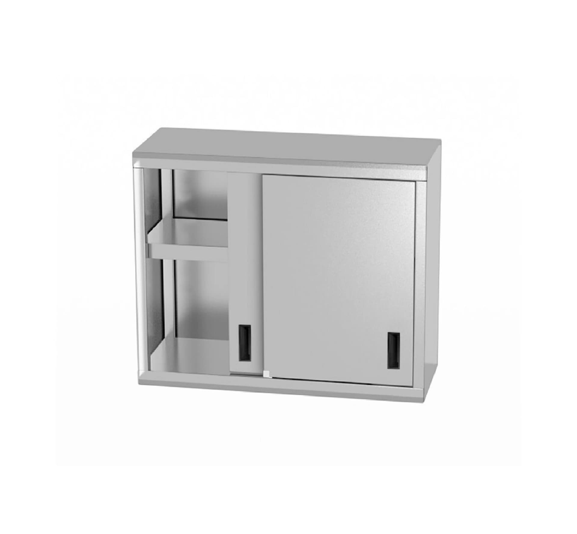 Стінна шафа-купе з розсувними дверима, зварна, 800x300x(H)600 814154 Hendi Stainless steel - зображення 1