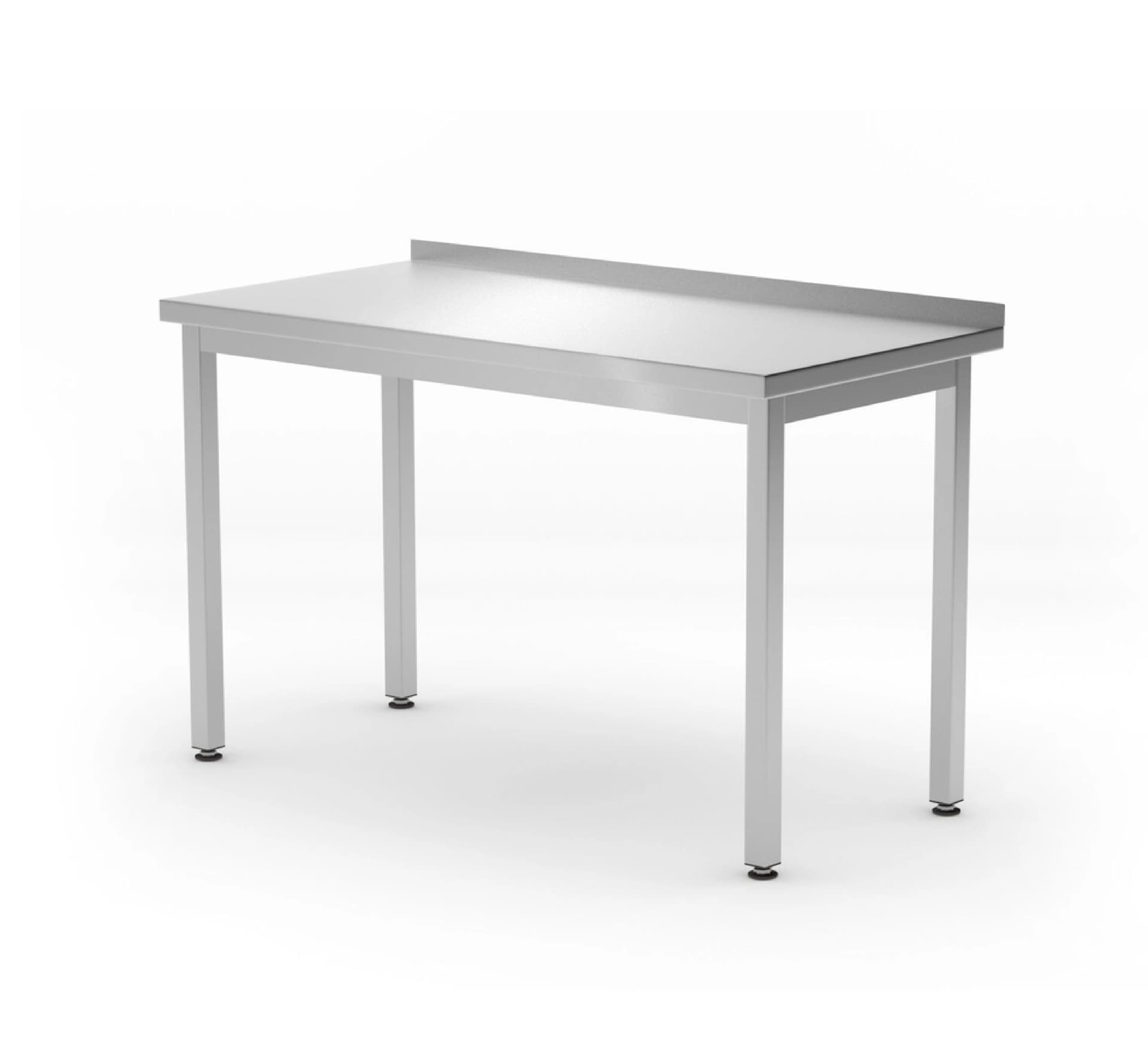 Пристінний робочий стіл Budget Line без полиці – гвинтовий, глибина: 600 мм, HENDI, Budget Line, 1200x600x(H)850mm 817216 Hendi - зображення 1