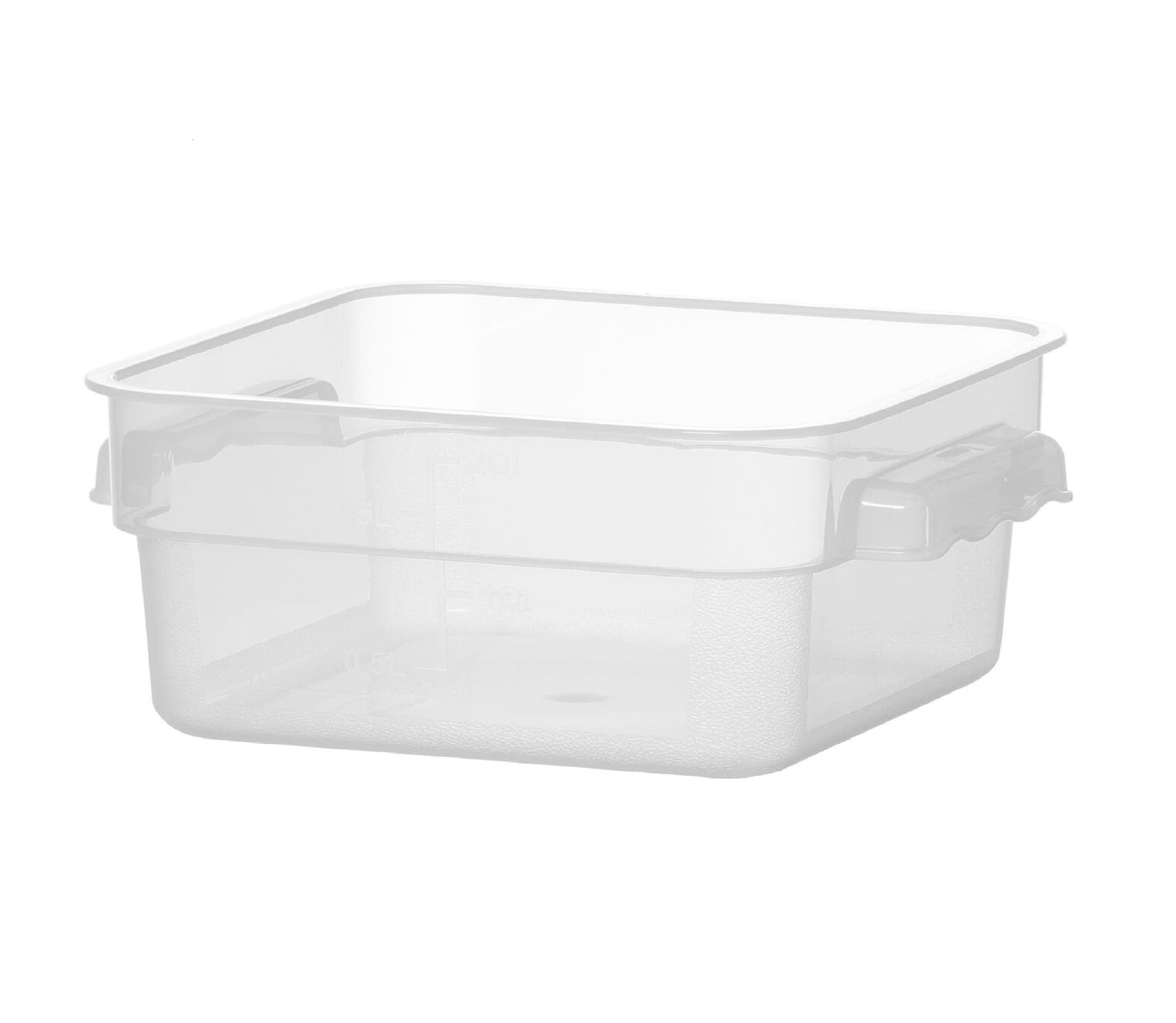 Харчовий контейнер з роздільником, HENDI, 1,9 л, 190x190x(H)95 мм 870907 Hendi - зображення 1