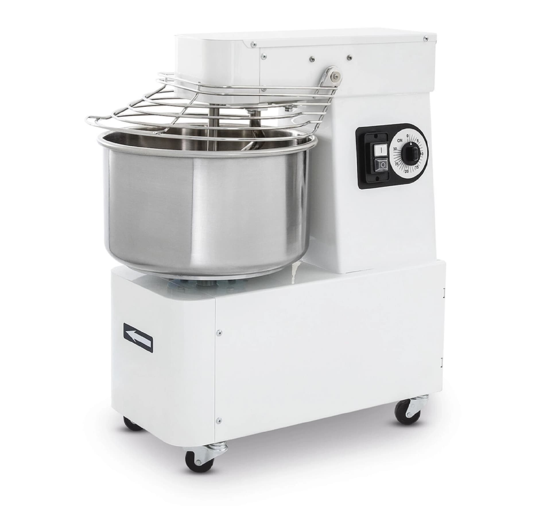 Тістоміс спіральний з фіксованою дежою - 10 л, Prismafood, 230V/370W, 290x590x(H)580mm 1I010003 Hendi Stainless steel;18/10 Stainless steel - зображення 1