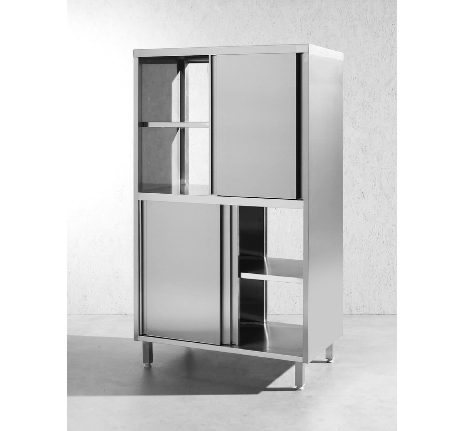 Шафа-купе наскрізна для самостійної збірки, POL-303SK 800x500x(H)1800 мм 811634 Hendi Stainless steel - зображення 1