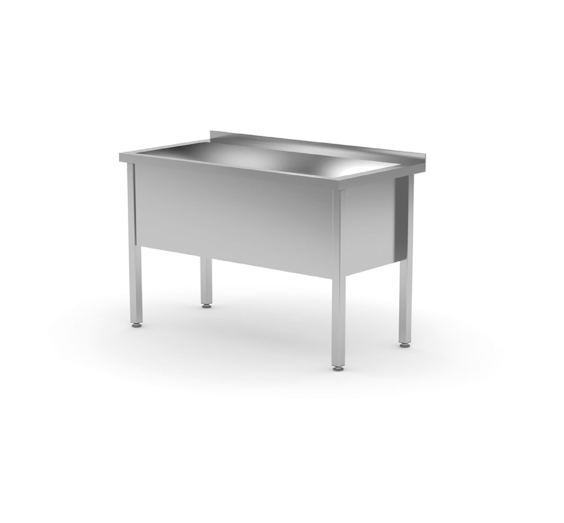 Стіл під раковину – зварний, глибина: 600 мм, раковина: 400 мм., HENDI, Profi Line, 1000x600x(H)850 мм. 813423 Hendi - зображення 1